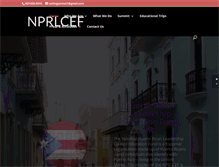 Tablet Screenshot of nprlcef.org